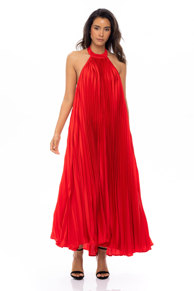 Siren Pleated Maxi Dress SPYTFUL Siren Pleated Maxi Dress SPYTFUL